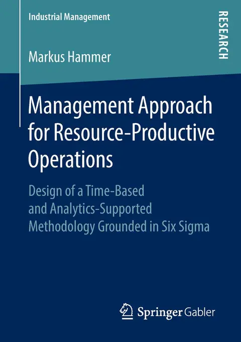 Cover of Management Approach for Resource-Productive Operations