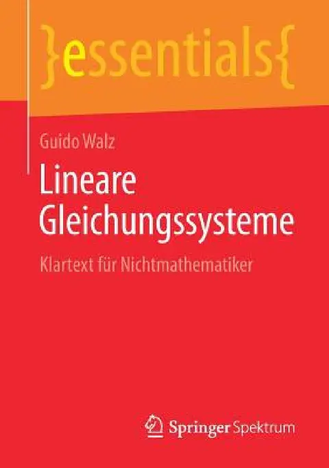 Cover of Lineare Gleichungssysteme