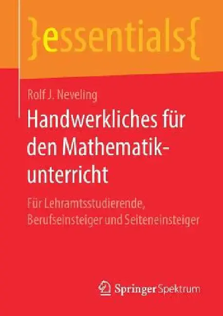 Cover of Handwerkliches Für Den Mathematikunterricht