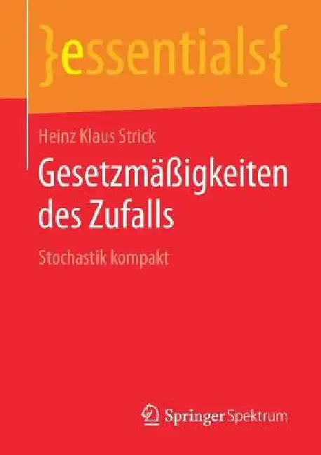 Cover of Gesetzmäßigkeiten Des Zufalls