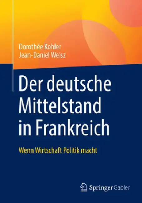 Cover of Der Deutsche Mittelstand in Frankreich