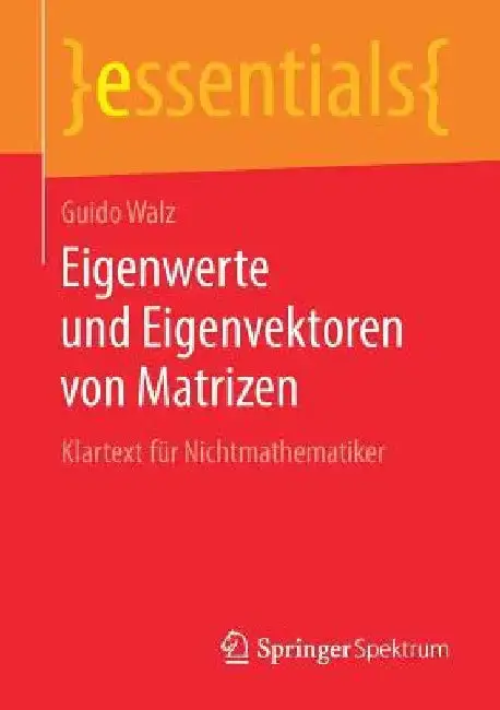 Cover of Eigenwerte Und Eigenvektoren Von Matrizen