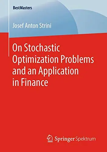Cover of On Stochastic Optimization Problems and an Application in Finance