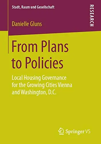 Cover of From Plans to Policies