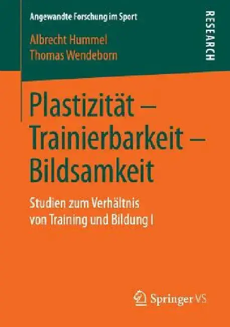 Cover of Plastizität - Trainierbarkeit - Bildsamkeit