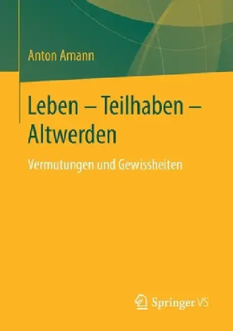 Cover of Leben - Teilhaben - Altwerden
