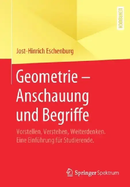 Cover of Geometrie - Anschauung Und Begriffe