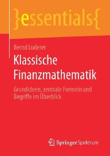 Cover of Klassische Finanzmathematik