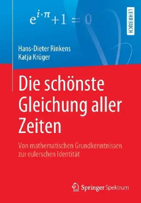 Cover of Die Schönste Gleichung Aller Zeiten