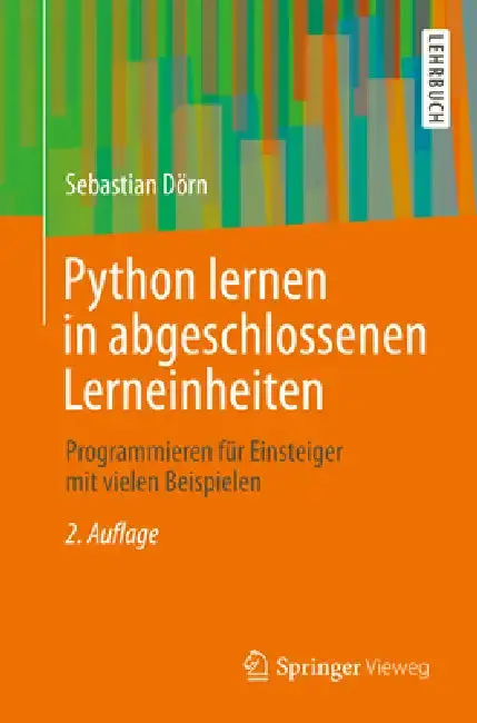 Cover of Python Lernen in Abgeschlossenen Lerneinheiten