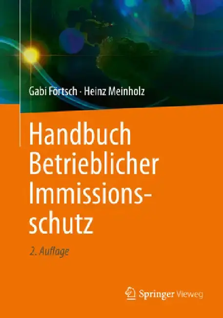 Cover of Handbuch Betrieblicher Immissionsschutz