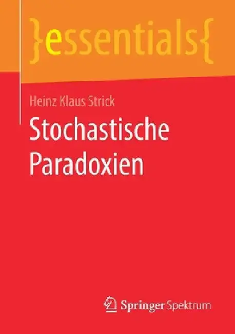 Cover of Stochastische Paradoxien