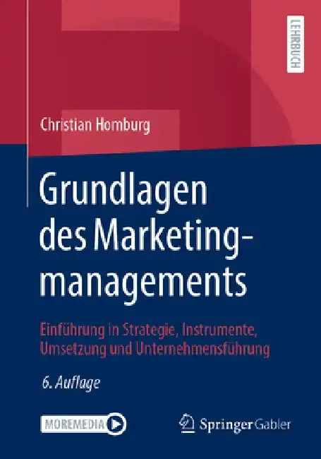 Cover of Grundlagen Des Marketingmanagements