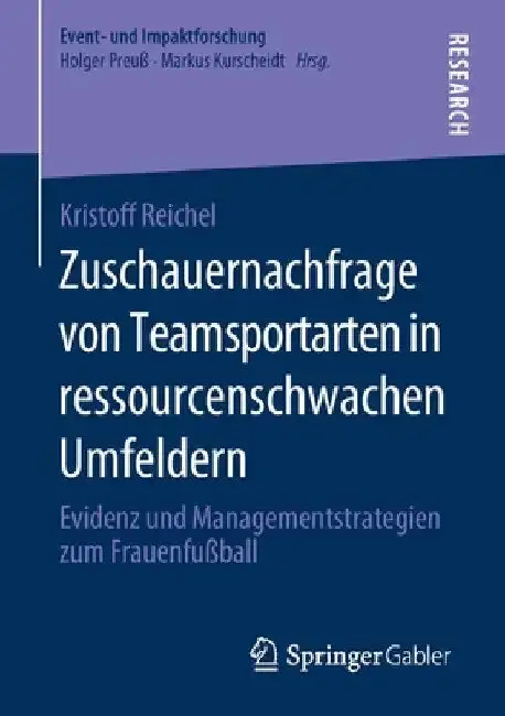Cover of Zuschauernachfrage Von Teamsportarten in Ressourcenschwachen Umfeldern