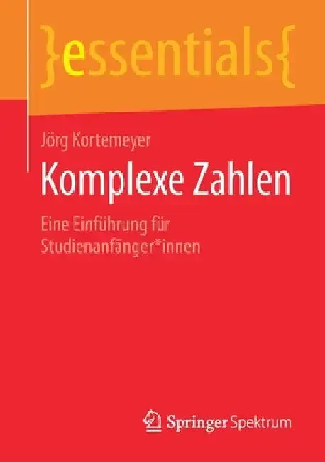Cover of Komplexe Zahlen