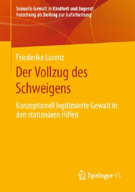 Cover of Der Vollzug Des Schweigens