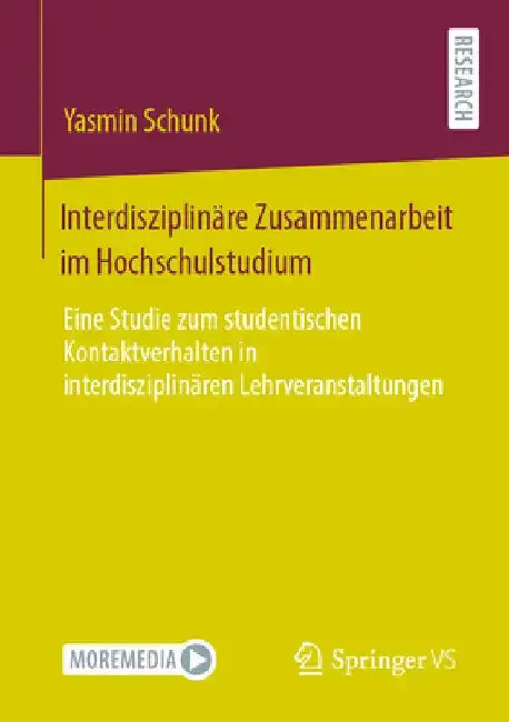 Cover of Interdisziplinäre Zusammenarbeit Im Hochschulstudium