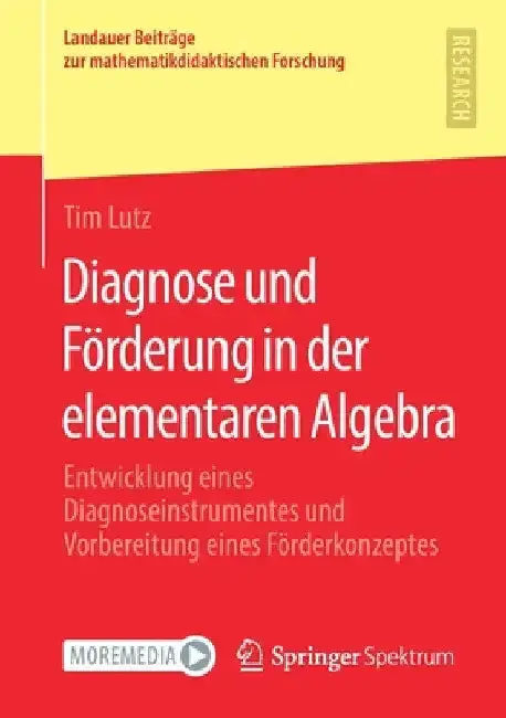 Cover of Diagnose Und Förderung in Der Elementaren Algebra