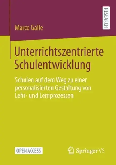 Cover of Unterrichtszentrierte Schulentwicklung