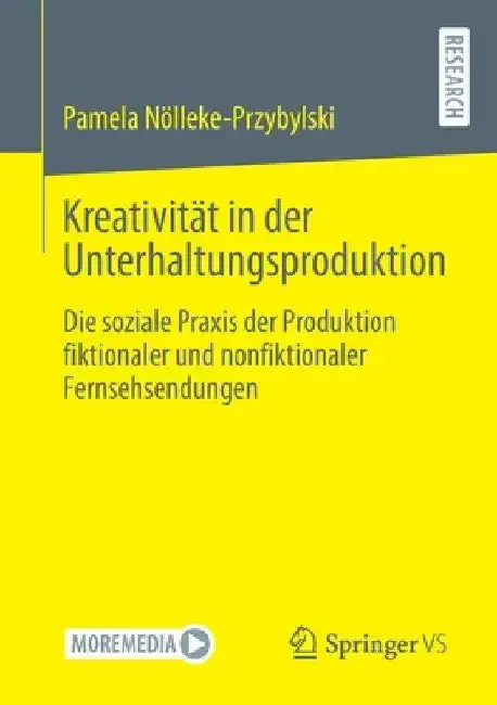 Cover of Kreativität in Der Unterhaltungsproduktion