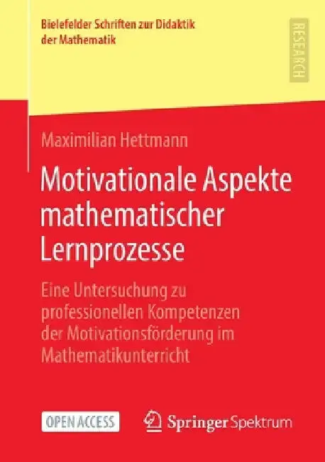 Cover of Motivationale Aspekte Mathematischer Lernprozesse