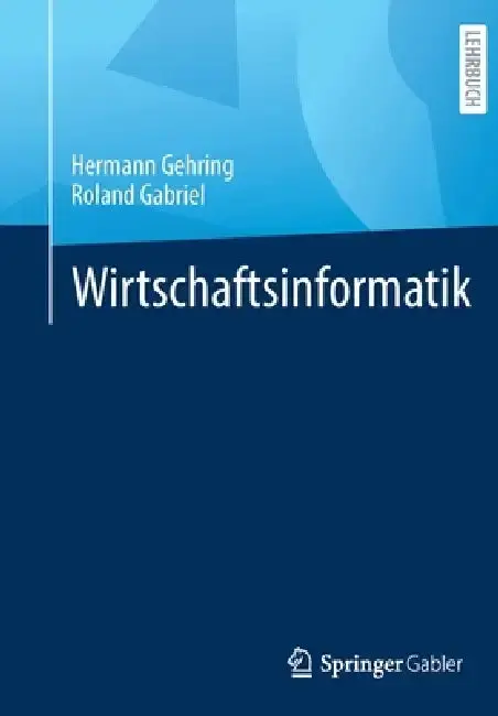 Cover of Wirtschaftsinformatik