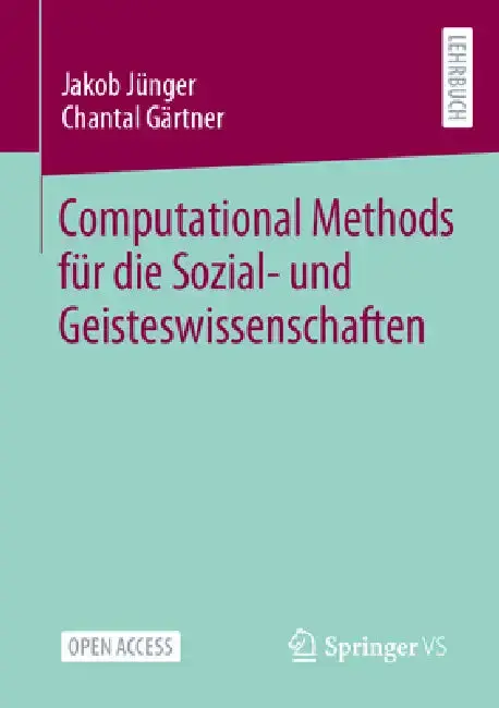 Cover of Computational Methods Für Die Sozial- Und Geisteswissenschaften