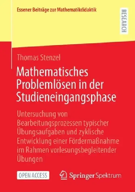 Cover of Mathematisches Problemlösen in Der Studieneingangsphase