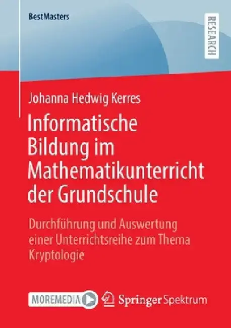 Cover of Informatische Bildung Im Mathematikunterricht Der Grundschule