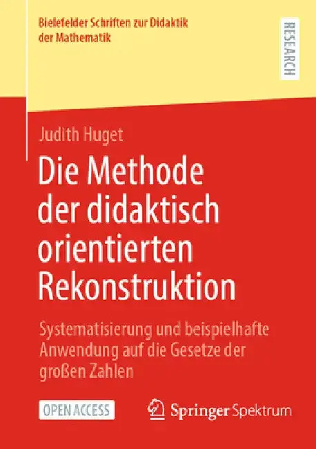 Cover of Die Methode Der Didaktisch Orientierten Rekonstruktion