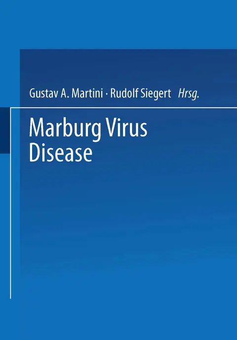Cover of Marburg Virus Disease