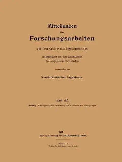 Cover of Wirkungsweise Und Berechnung Der Windkessel Von Kolbenpumpen