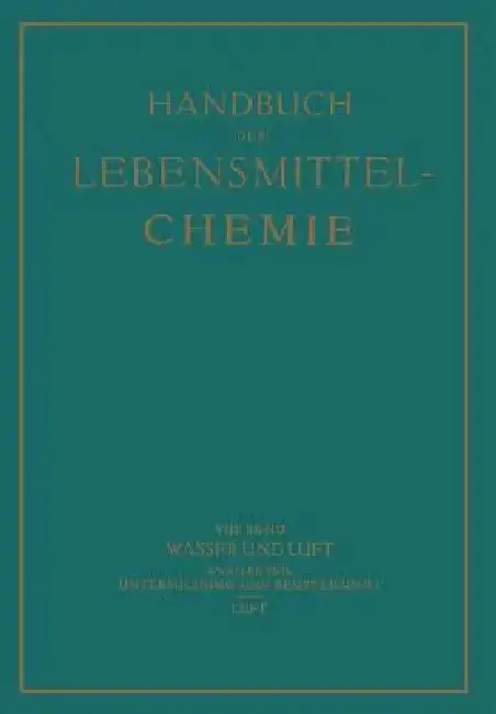Cover of Wasser Und Luft