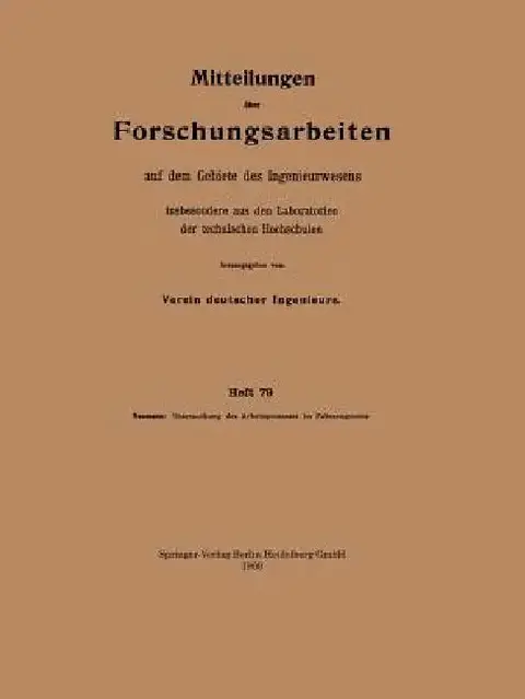 Cover of Untersuchung Des Arbeitsprozesses Im Fahrzeugmotor