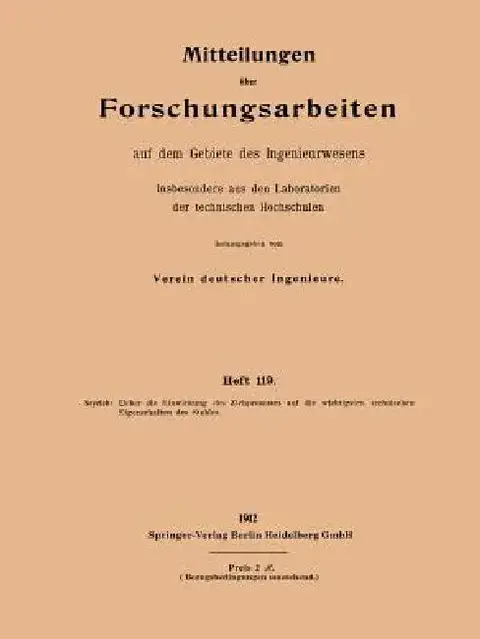 Cover of Ueber Die Einwirkung Des Ziehprozesses Auf Die Wichtigsten Technischen Eigenschaften Des Stahles