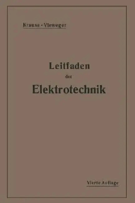 Cover of Kurzer Leitfaden Der Elektrotechnik