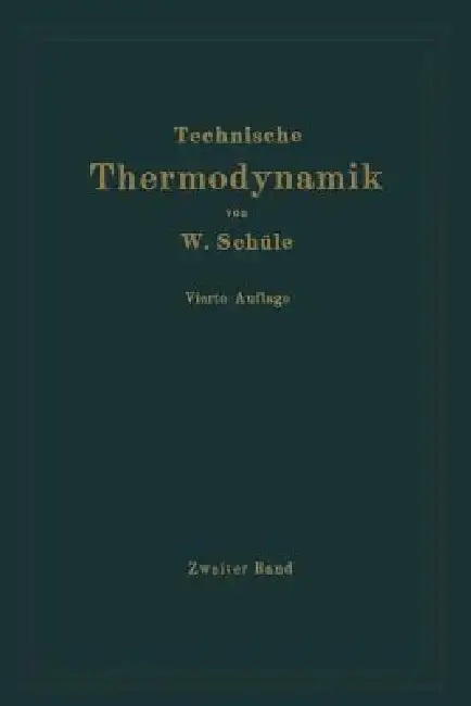 Cover of Technische Thermodynamik