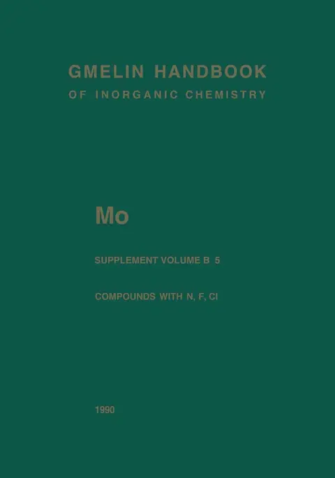 Cover of Mo Molybdenum