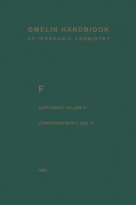 Cover of F Fluorine