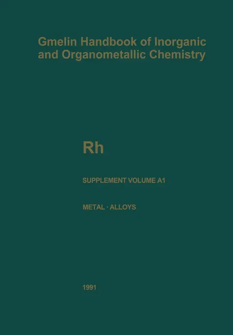 Cover of Rh Rhodium