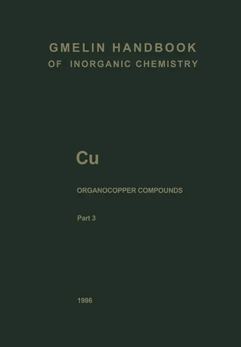 Cover of Cu Organocopper Compounds
