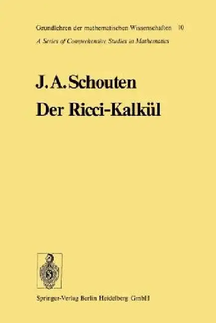 Cover of Der Ricci-Kalkül