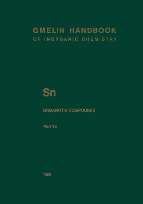 Cover of SN Organotin Compounds