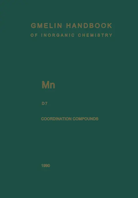 Cover of Mn Manganese