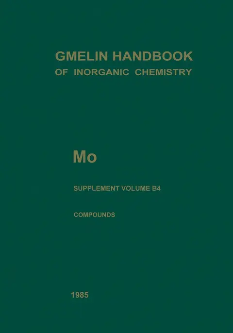 Cover of Mo Molybdenum