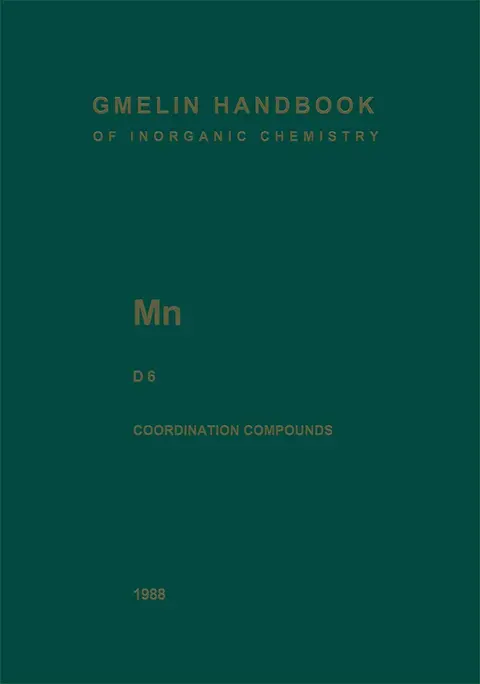 Cover of Mn Manganese