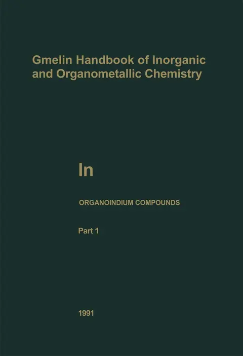 Cover of In Organoindium Compounds