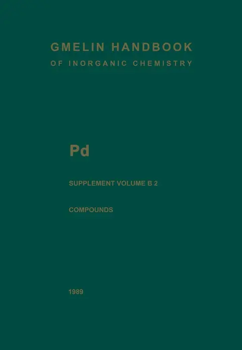Cover of Pd Palladium