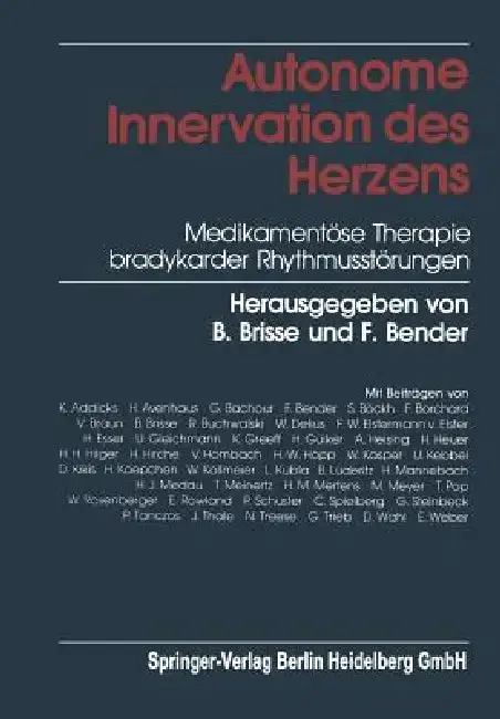 Cover of Autonome Innervation Des Herzens