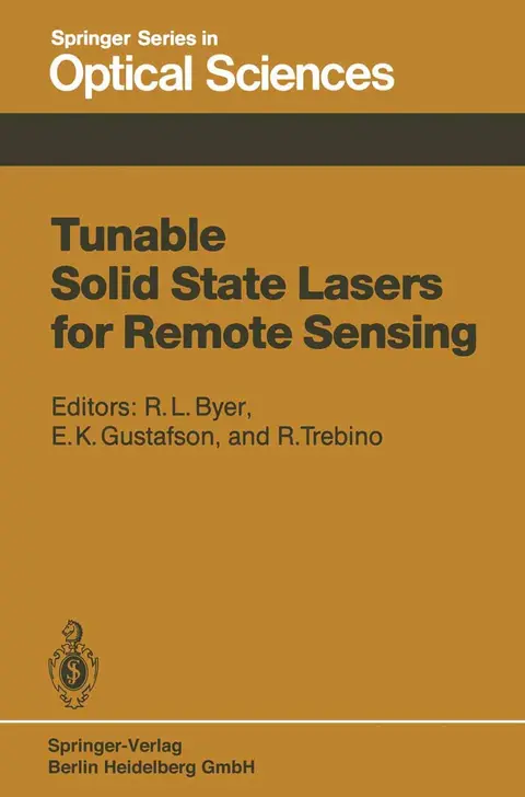 Cover of Tunable Solid State Lasers for Remote Sensing